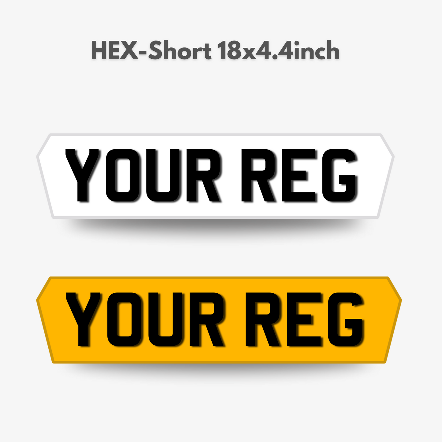 HEX/ Lambo Road Legal Number Plate in Lower Gloss Upper Matte Pyramid Wigan number plate maker, number plate supplier, number plate bulk wholesale supplier