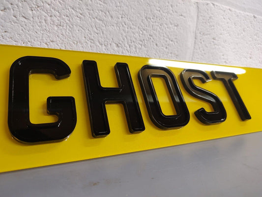 number plate wholesale bulk full set of ghost letters for number plate maker