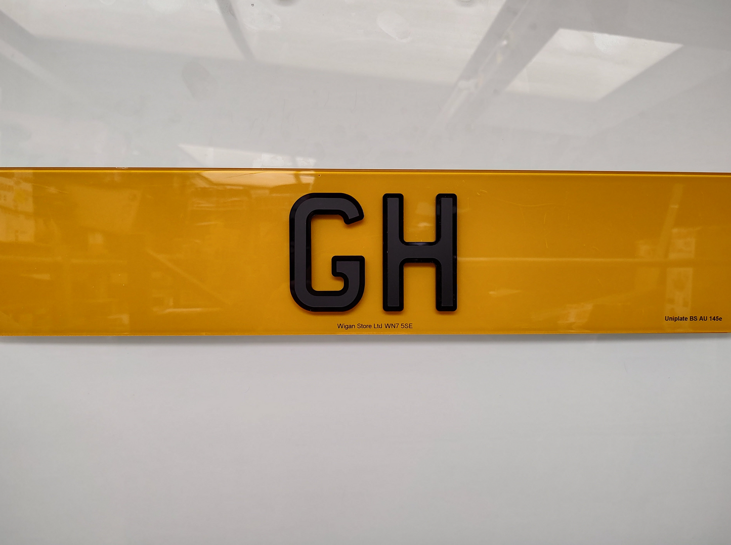 Gloss Lower Matte Upper Pyramid letters for Number Plates Wigan number plate maker, number plate supplier, number plate bulk wholesale supplier